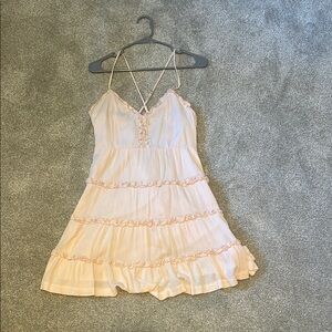 Charming Cream Kids Dress
